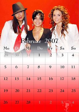 Monrose-Kalenderblatt Februar 2007