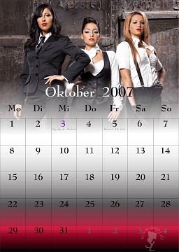 Monrose-Kalenderblatt Oktober 2007